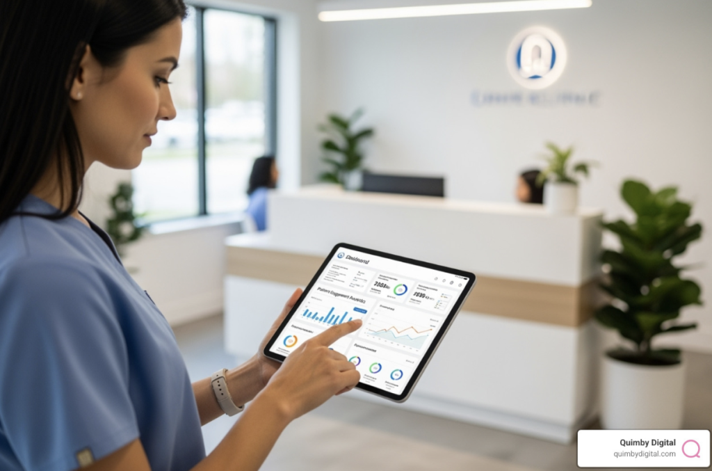 iPad holding in women hands