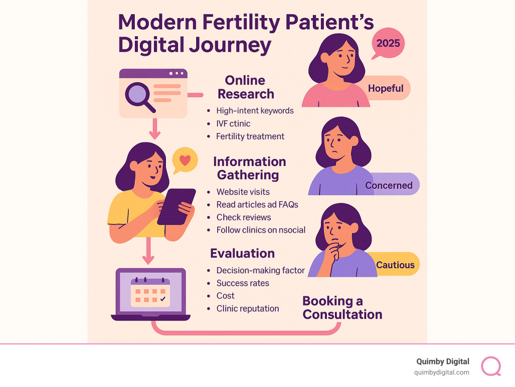Digital journey of fertility patients