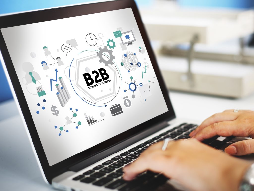 B2B business to business infographics