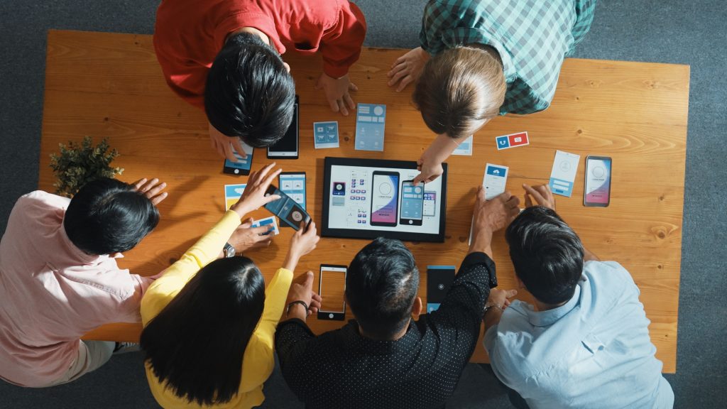 meeting about social media