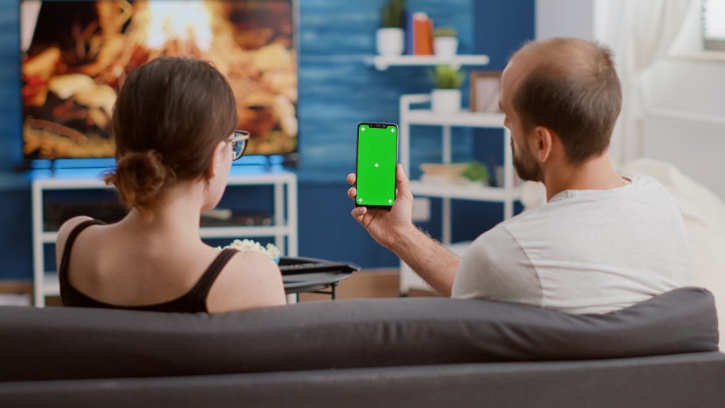 sharing phone tv advertising