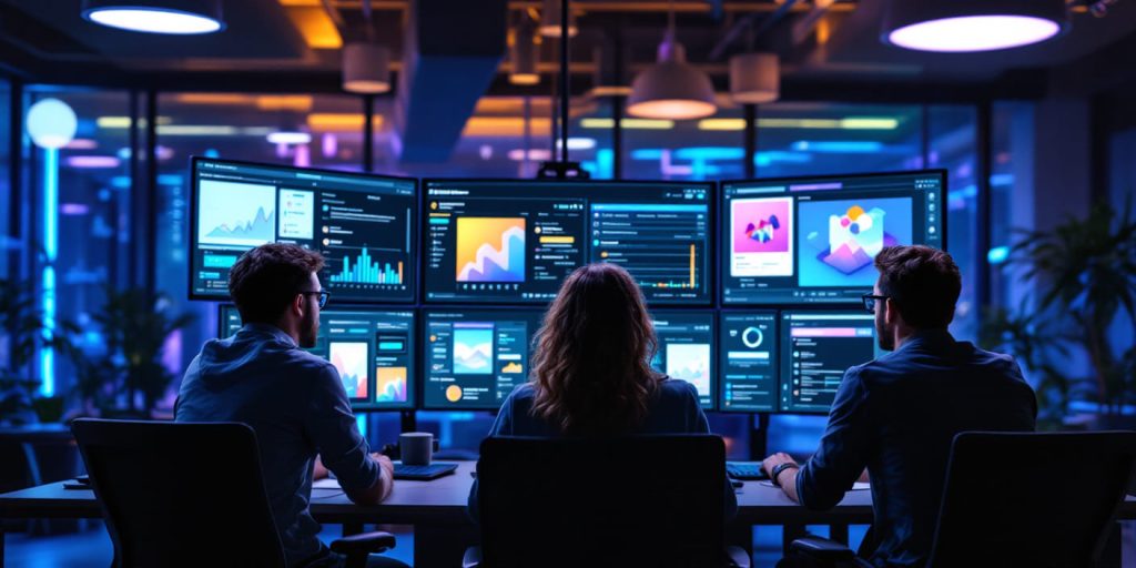 people on their computer