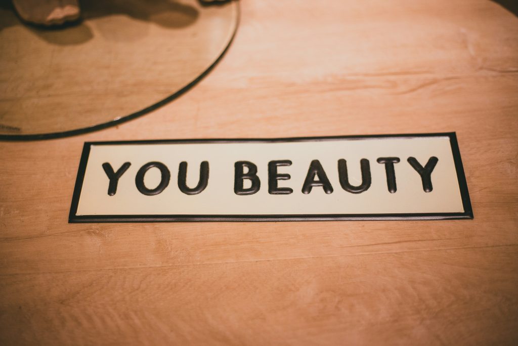 you beauty writen