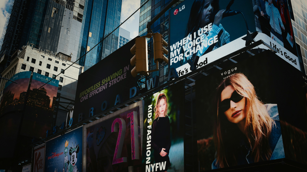 ads in the street