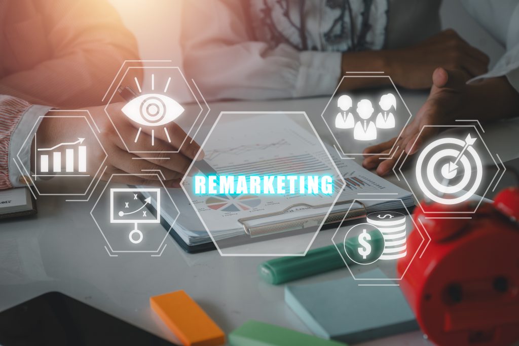 remarketing business concept analyzing income