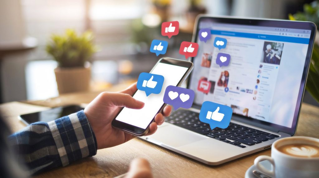 facebook likes and thumb up