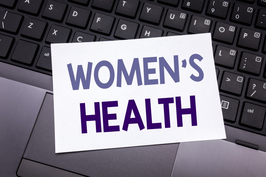 woman health keyboard